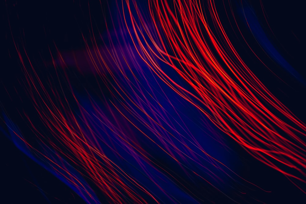 red and blue light digital wallpaper