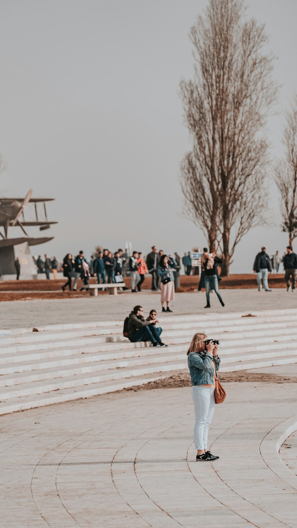 people walking on park during daytime