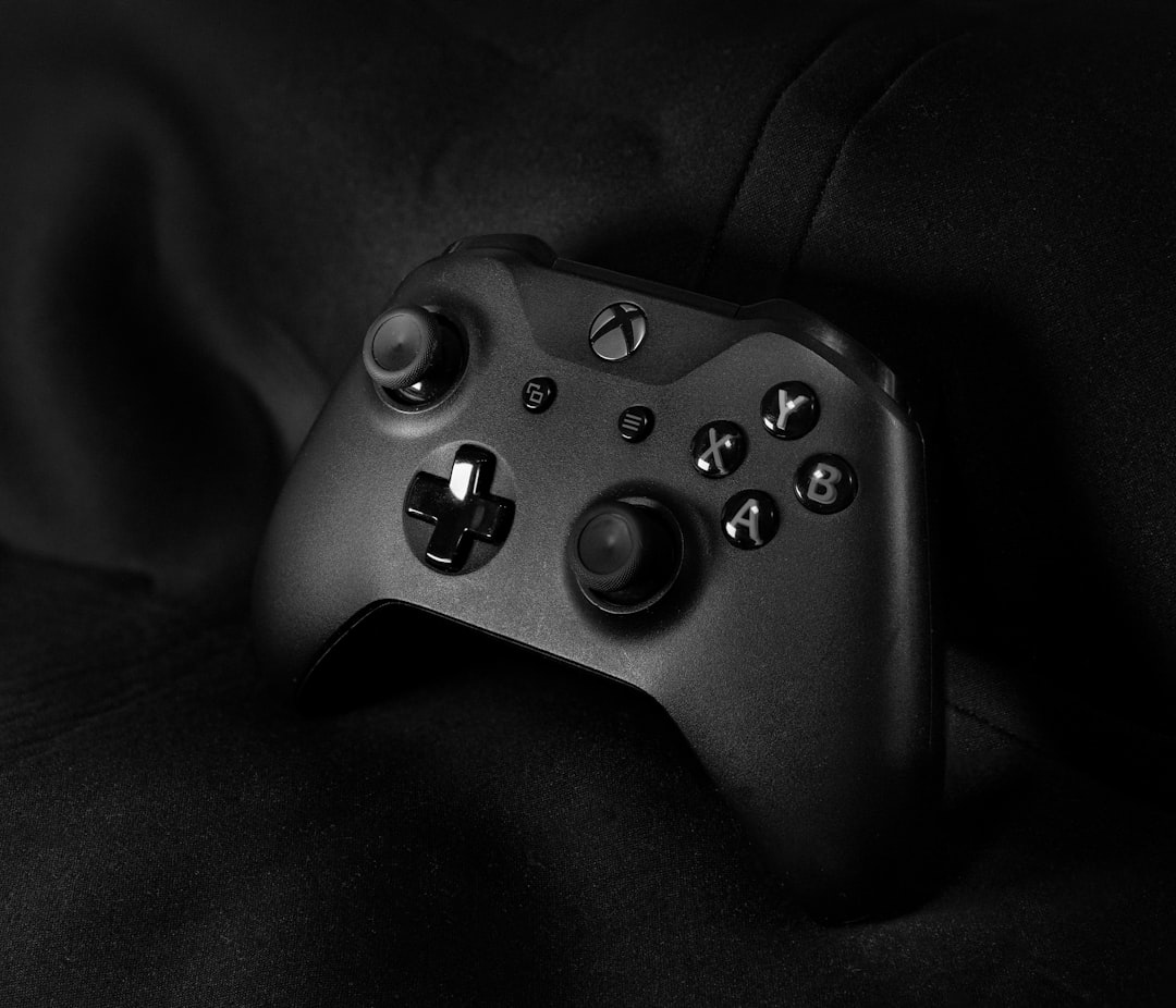 black xbox one game controller