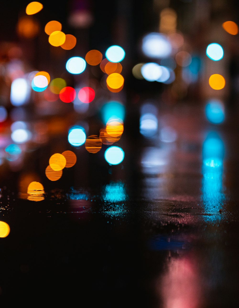 bokeh photography of city lights