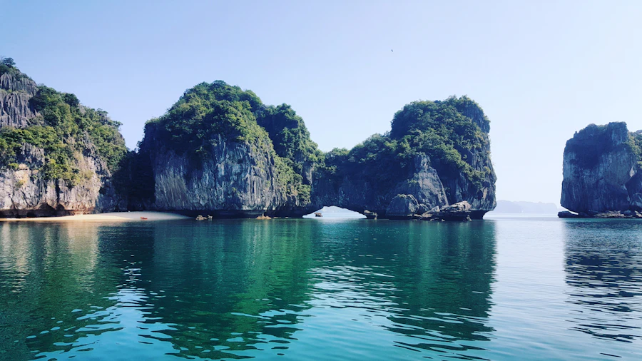 Camarote del crucero en Halong