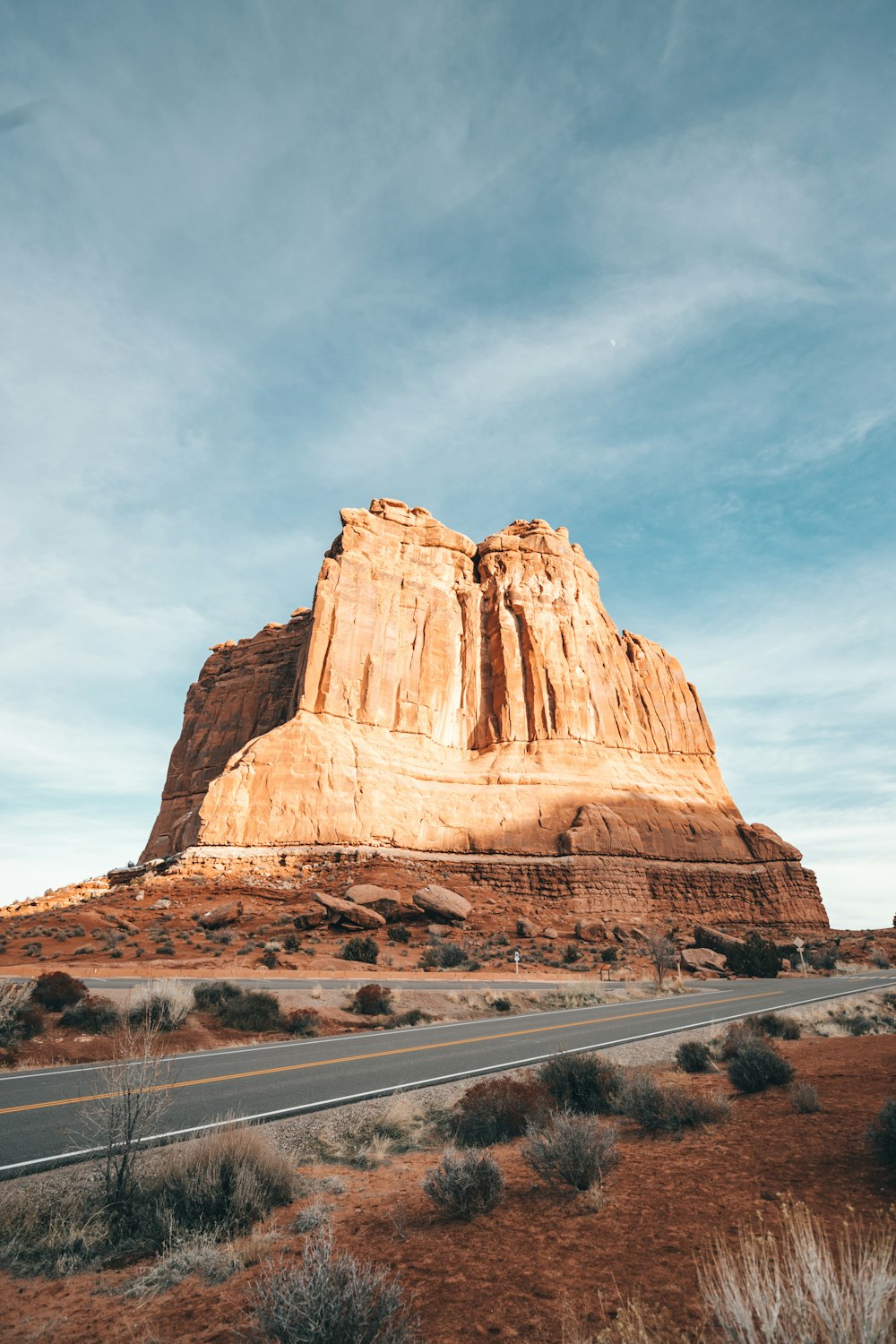 brown rock formation under blue sky during daytime