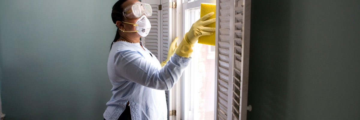 Skilled tradesperson at work