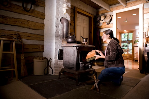 HVAC technician at work