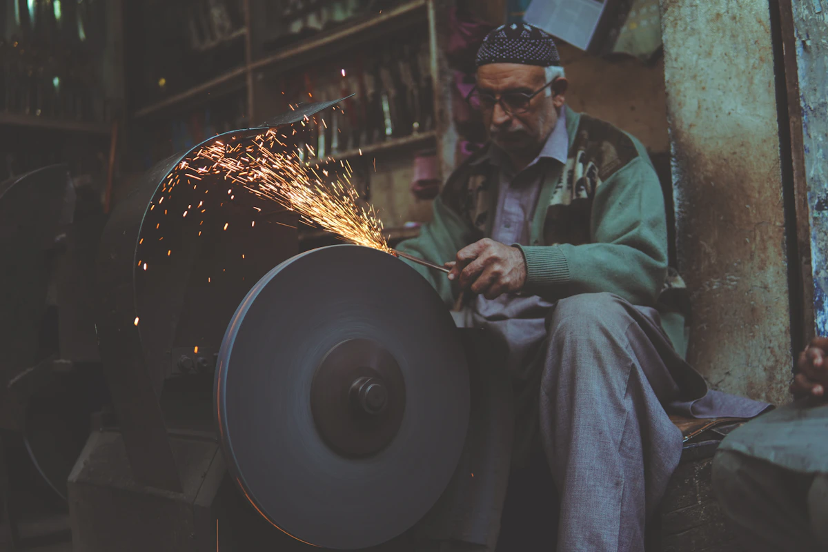 Knife grinding wheel