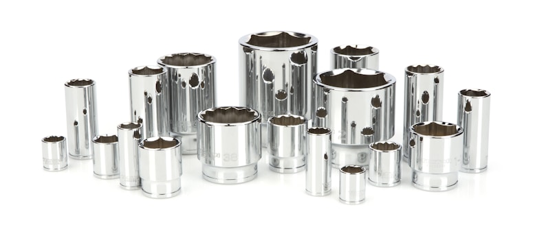 silver and gold steel containers