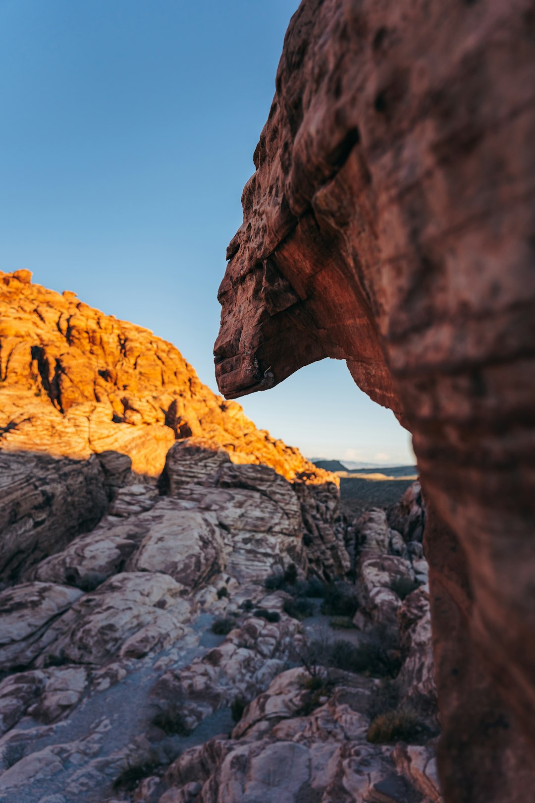 brown rock formation near body of water during daytime