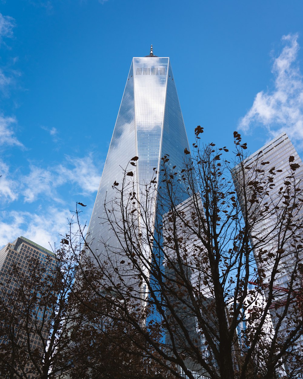 low angle photography of high rise building