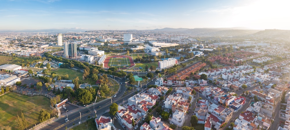 aerial view of city during daytime