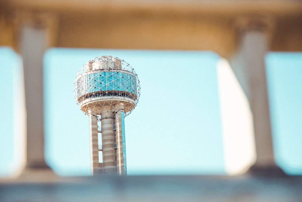 blue and white tower under blue sky during daytime