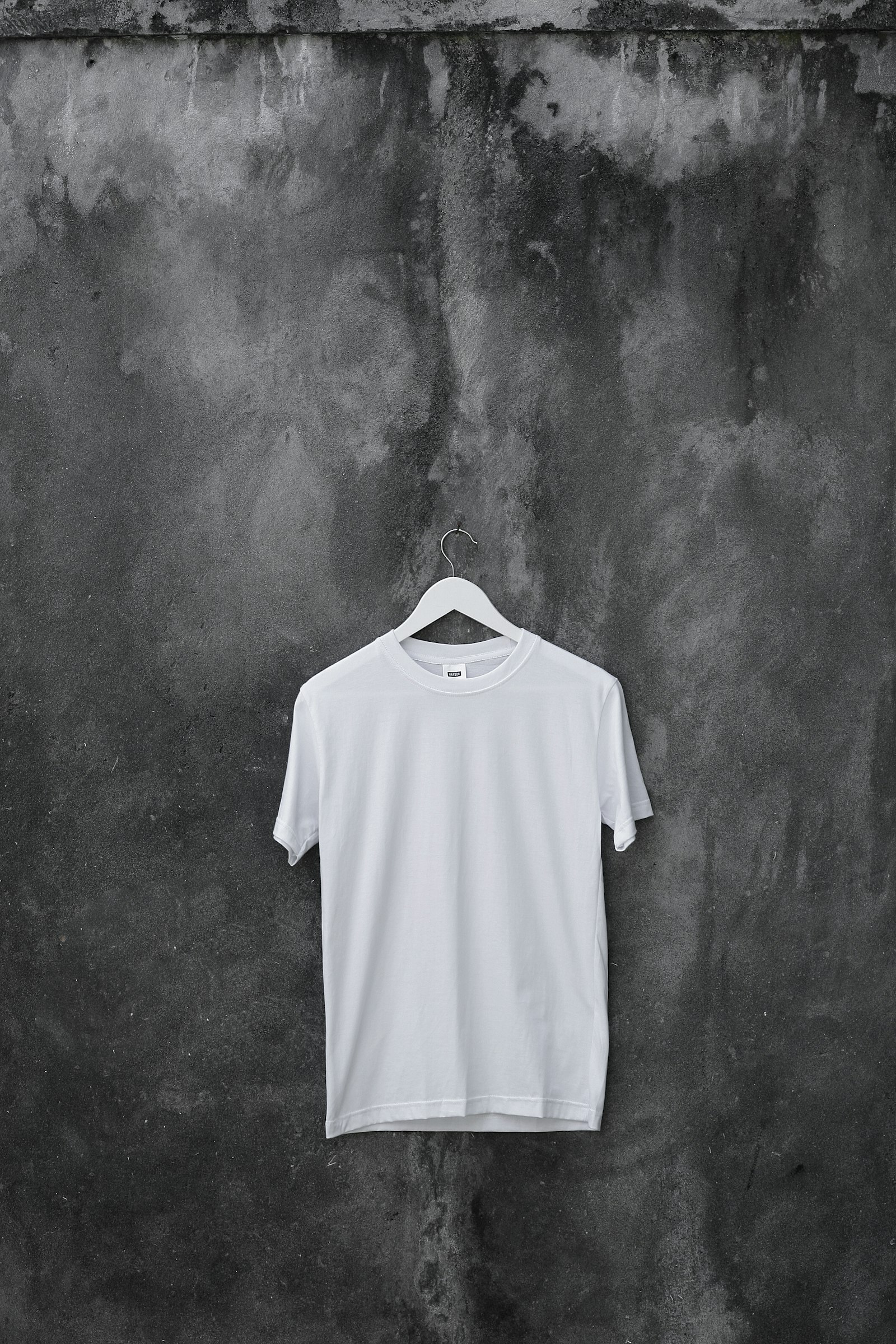 Canon EOS 5D + Canon EF 100mm F2.0 USM sample photo. White crew neck t-shirt photography