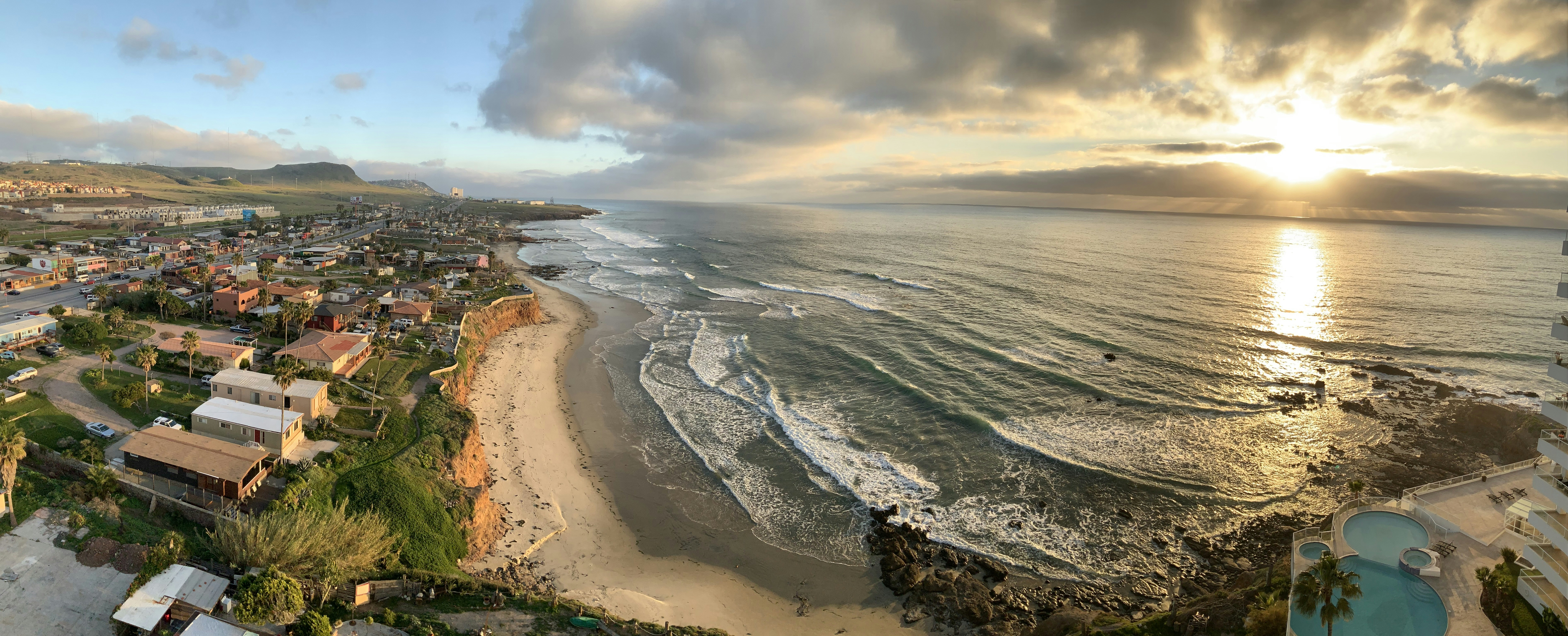 aerial view of beach during daytime