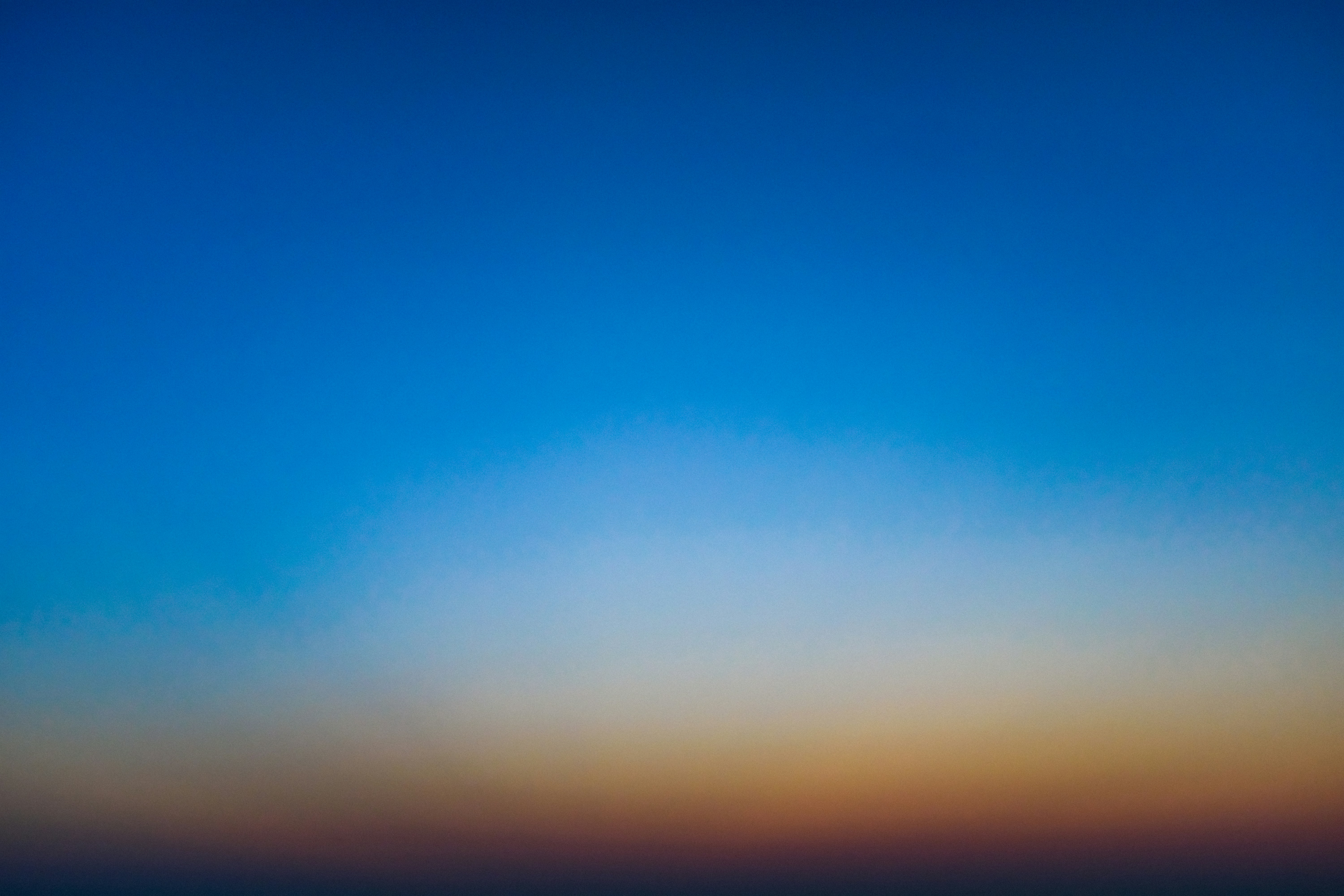 The sky before night