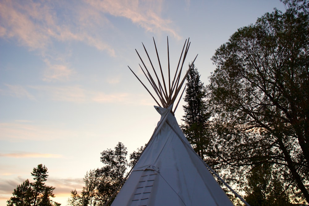 white tent under blue sky during daytime