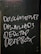 Handwritten white text on a dark green, textured surface lists the words: DOCUMENTS, DOWNLOADS, DESKTOP, and DROPBOX.