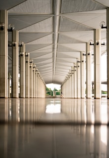person walking on hallway during daytime
