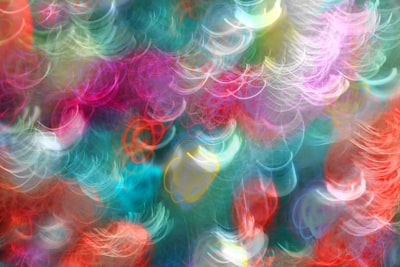 red blue and green abstract painting playful zoom background