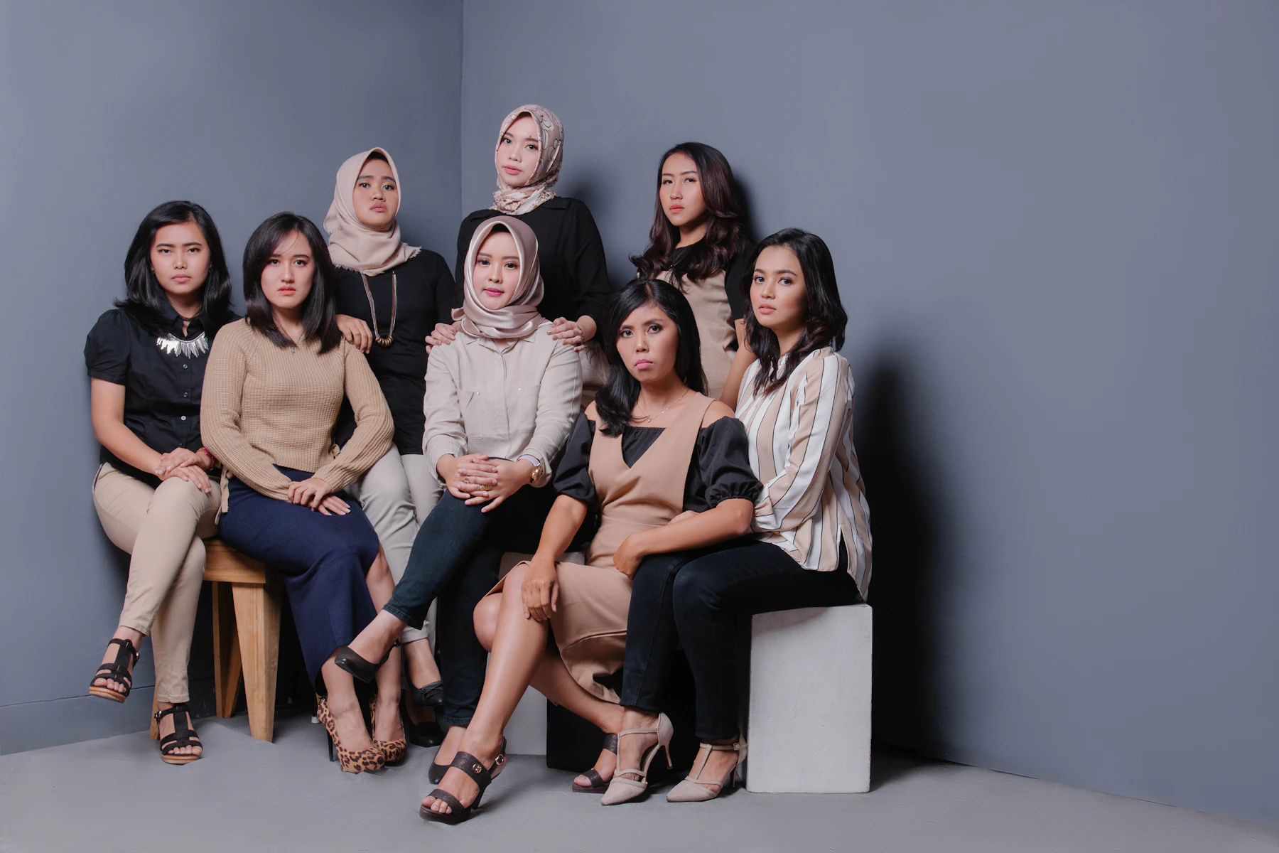 A team of professional women