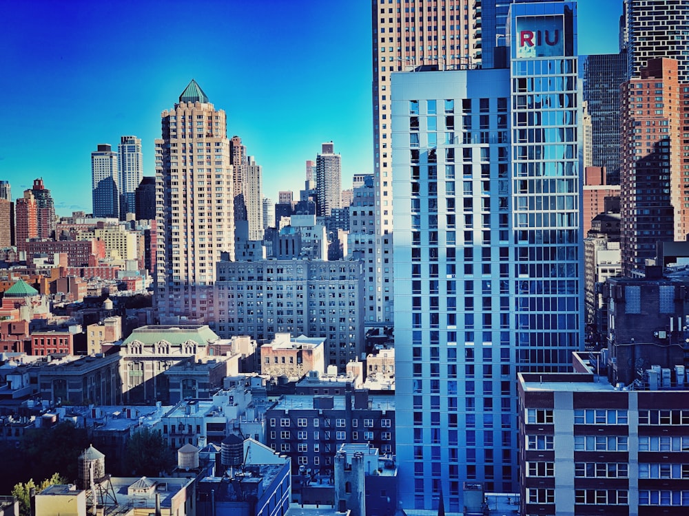 high rise buildings during daytime