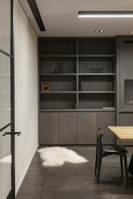 Custom design shelves in office