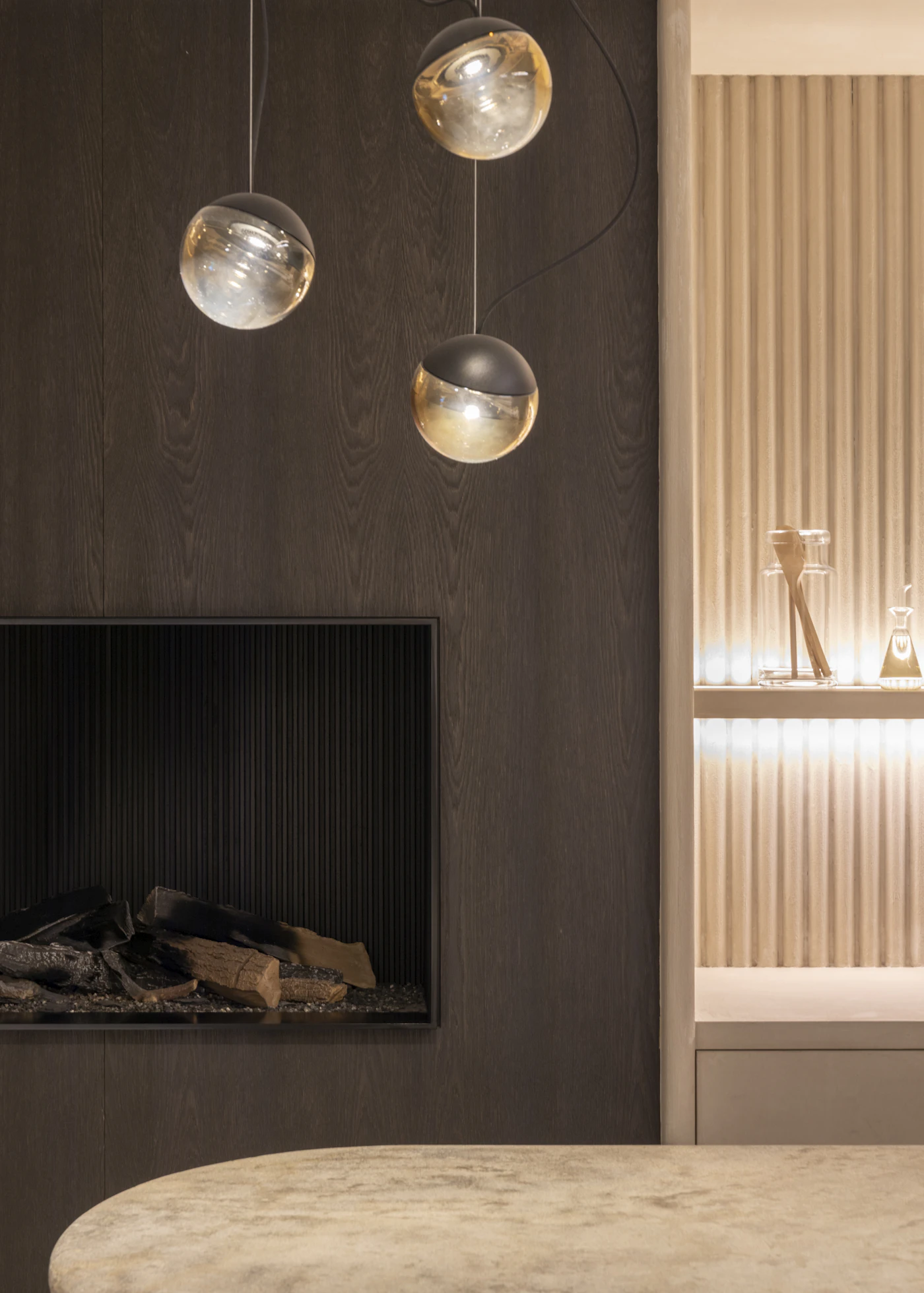 Beachfront penthouse interior