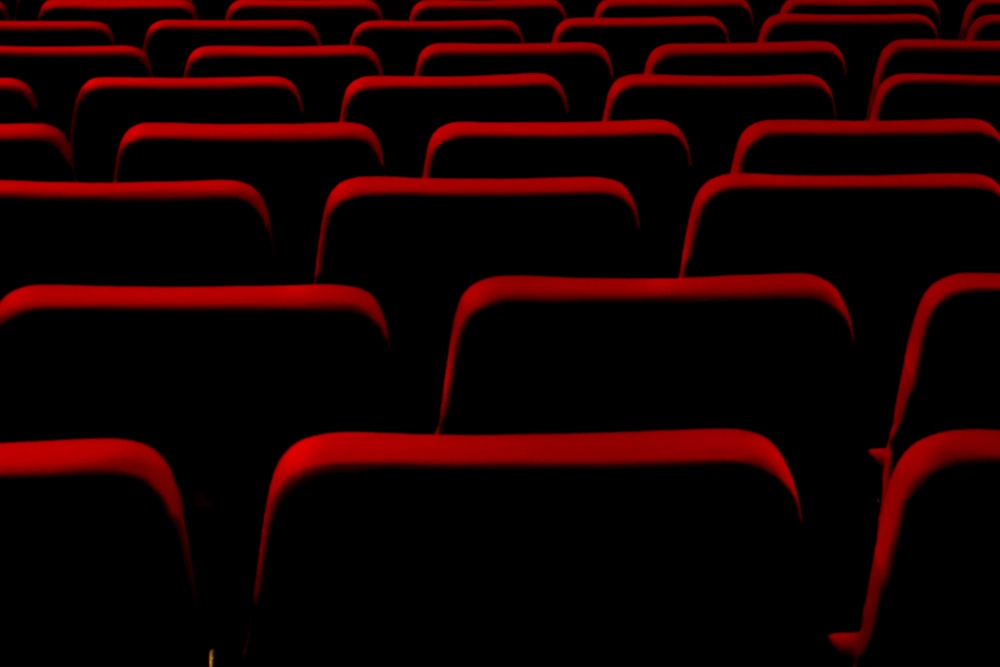 red chairs in a stadium