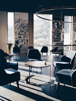 A stylish lounge area within the hotel.