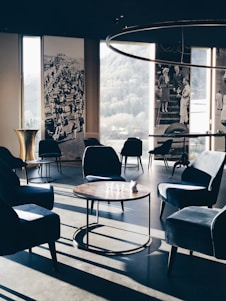 A serene and inviting lounge area, perfect for an elegant meeting.