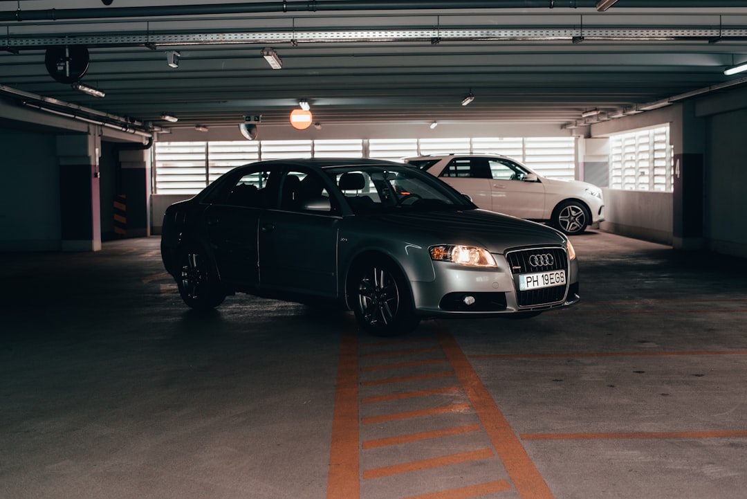black bmw m 3 coupe parked in garage