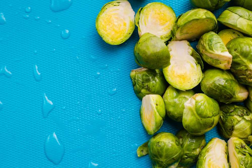 green and brown round fruits