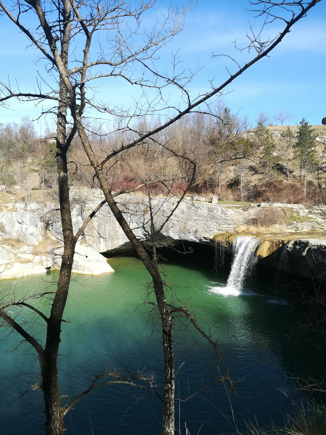 photo of Pazin Waterfall near Zbevnica