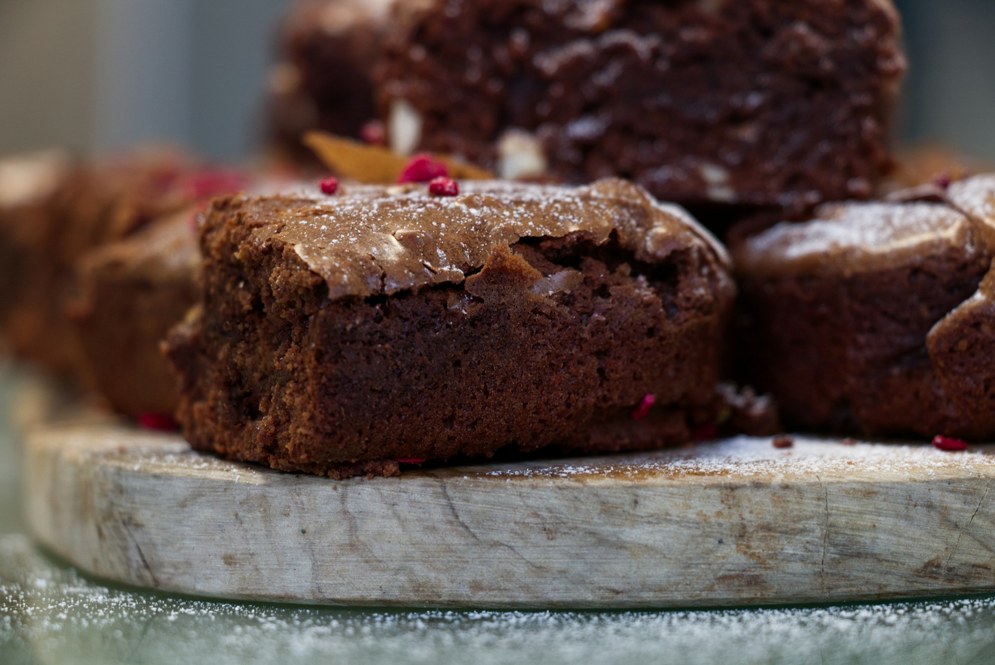 Chocolate, beetroot & raspberries cake