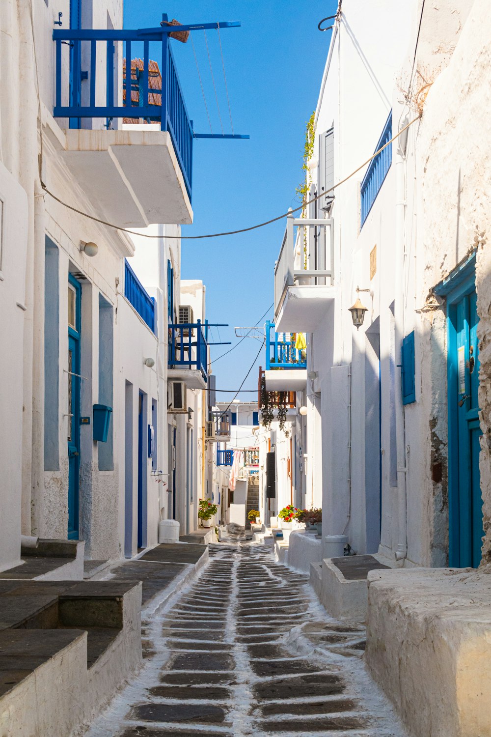 blue and white concrete building during daytime