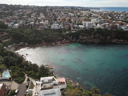 aerial view of city buildings near body of water during daytime in Coogee Beach Australia