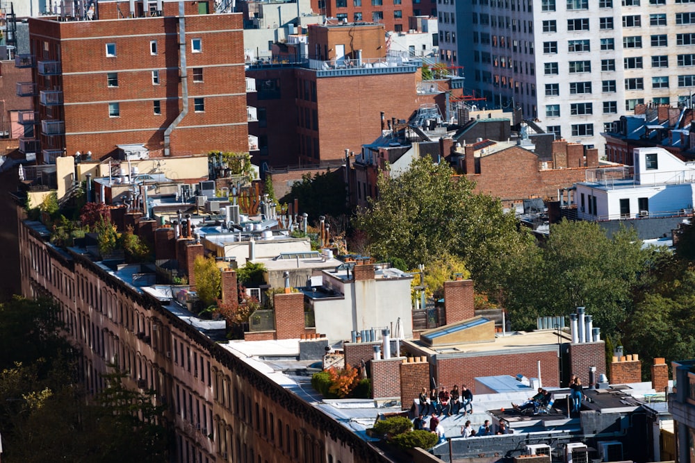 aerial view of city buildings during daytime