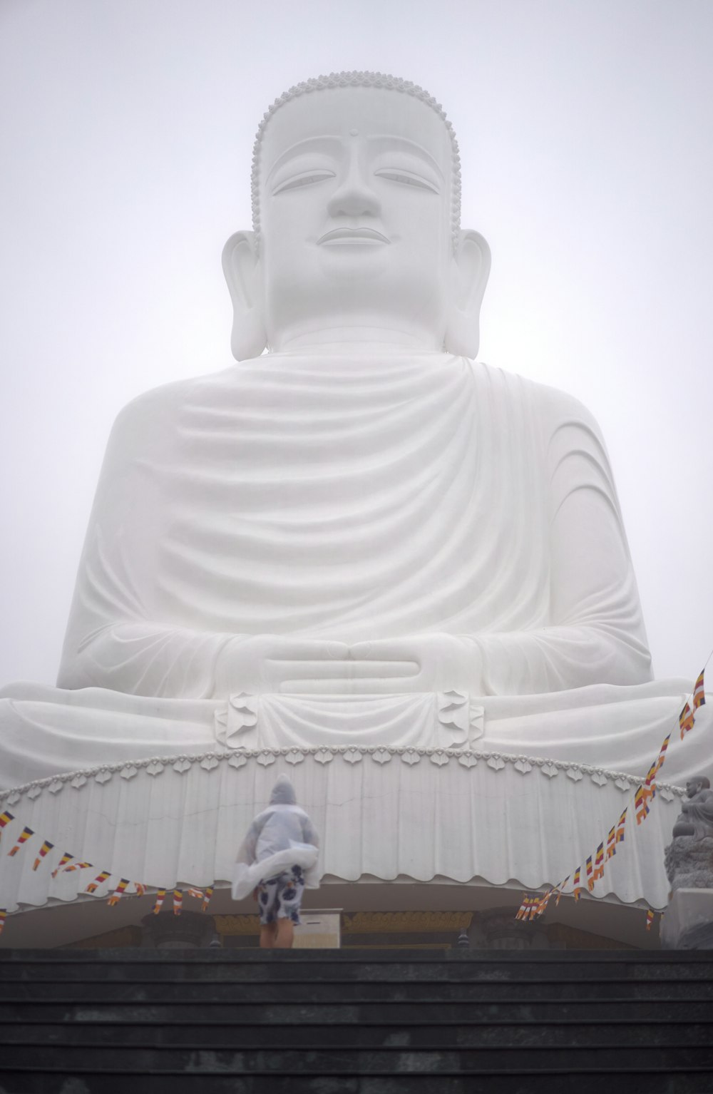white concrete buddha statue during daytime