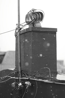Image depicting a thermal imaging scan of a house