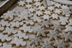 white star shaped star shaped cookies