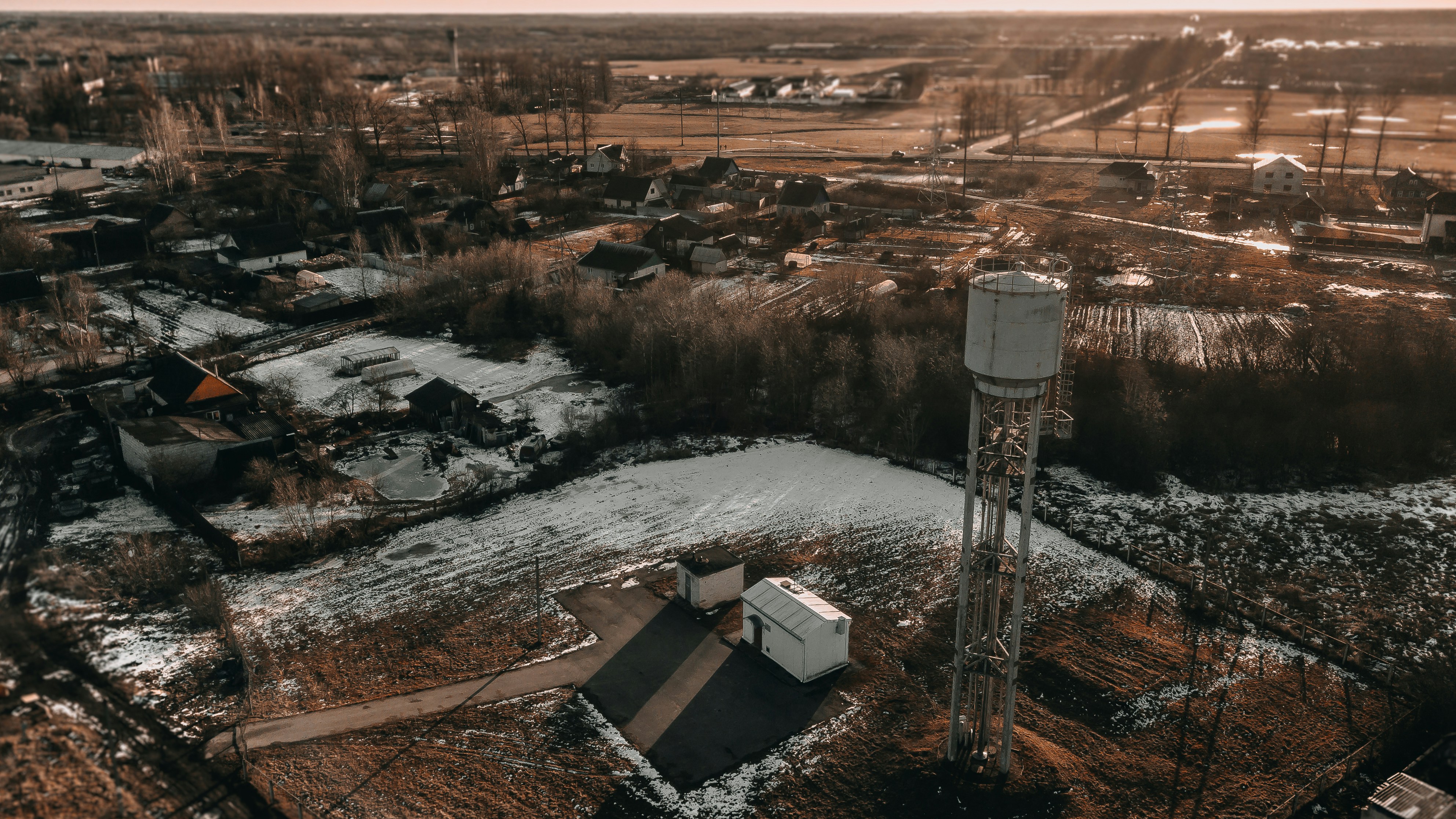 aerial view of city during daytime