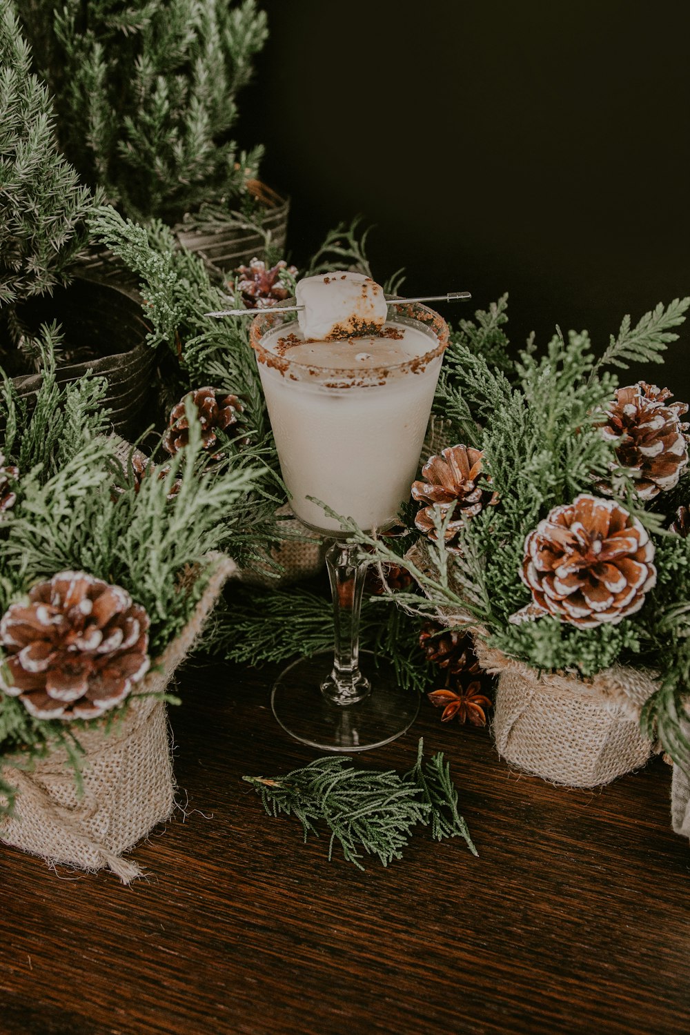 clear glass cup with white liquid