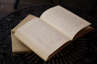 Close-up of Japanese language textbooks and study materials on a desk.