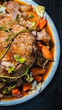 cooked food on white ceramic bowl