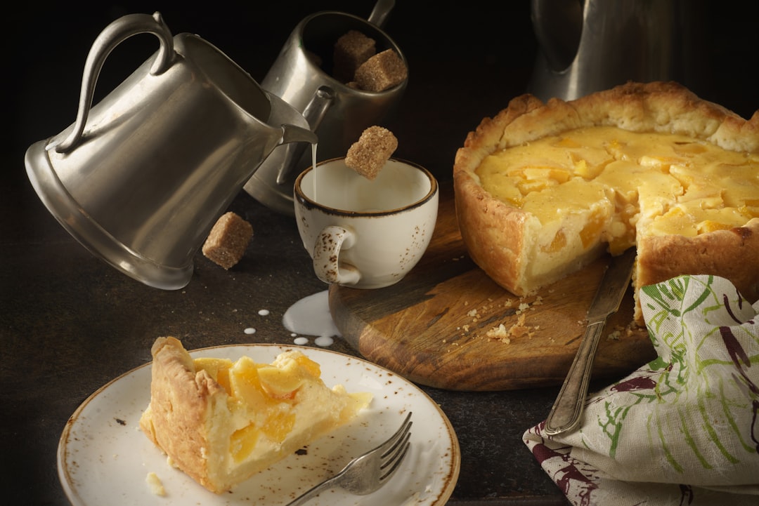 bread on white ceramic plate