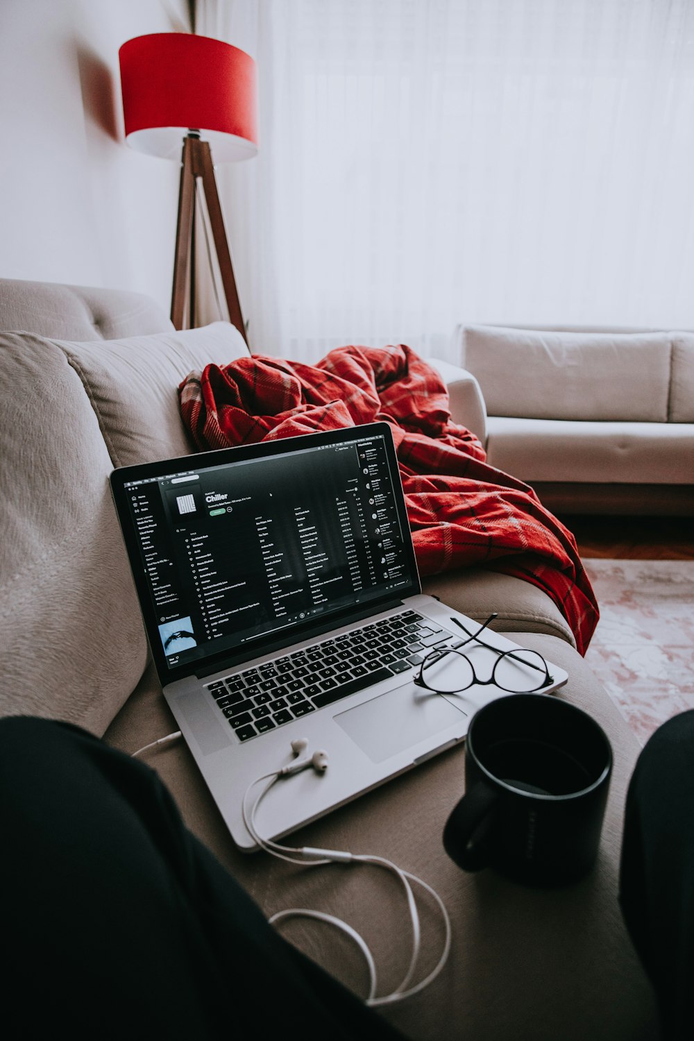 macbook pro on white table