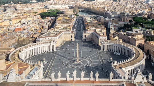 aerial view of city buildings during daytime in Saint Peter's Square Italy