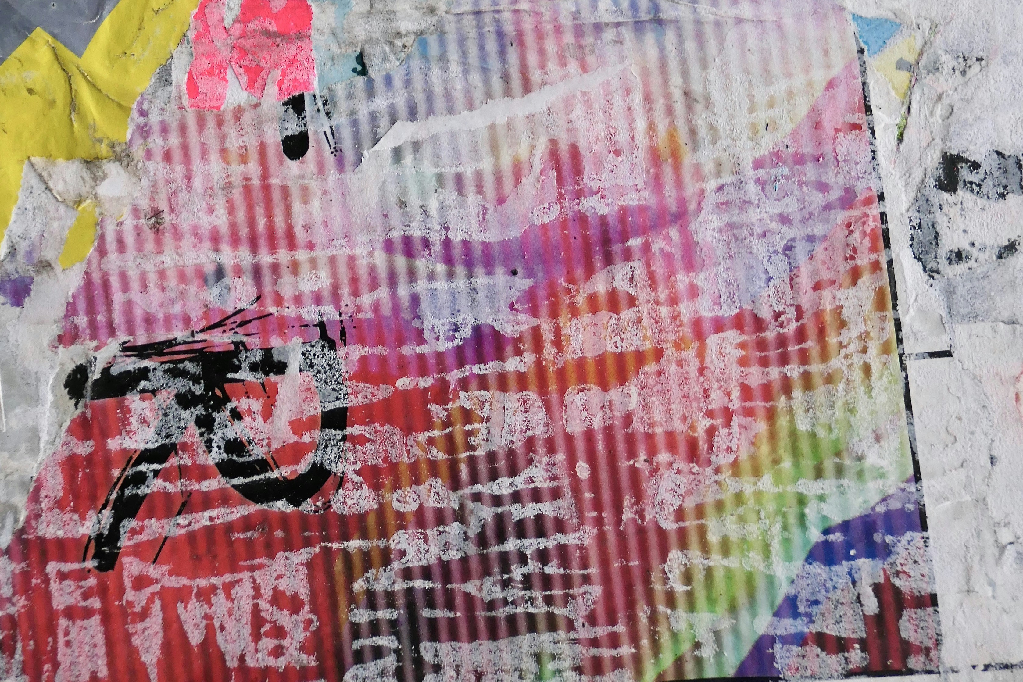 pink and white floral textile