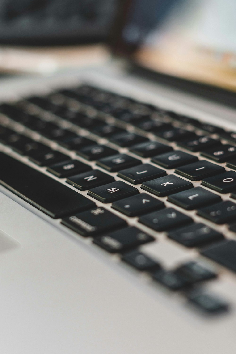 black and silver laptop computer