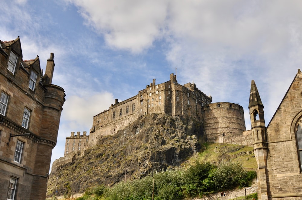 brown concrete castle under blue sky during daytime