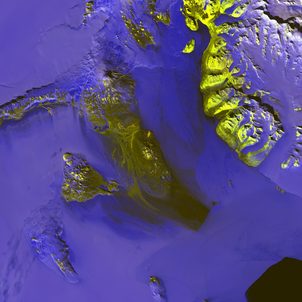 pittura astratta verde e bianca