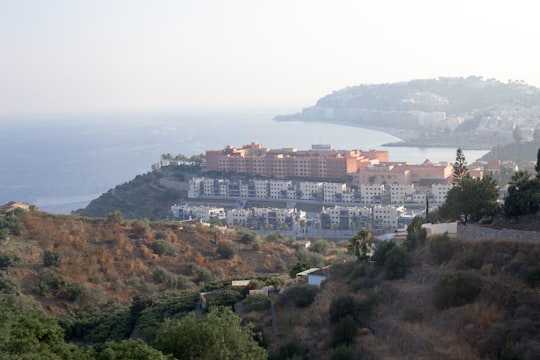 city buildings on top of mountain during daytime in Almuñécar Spain